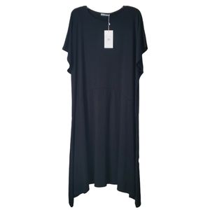 Zara Collection Oversized Lagenlook Black Dress Size L